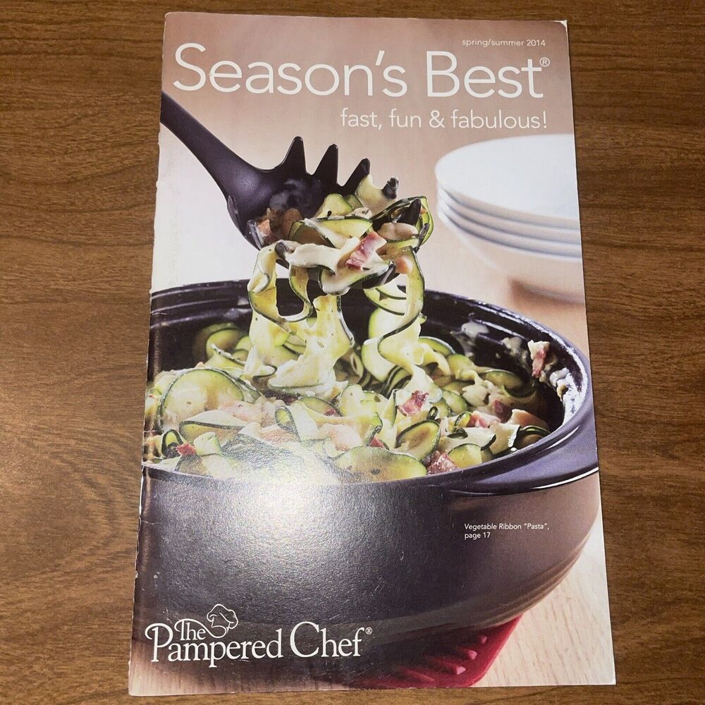 Pampered Chef Season's Best Spring/Summer Cook Book 2014 Fast, Fun & Fabulous